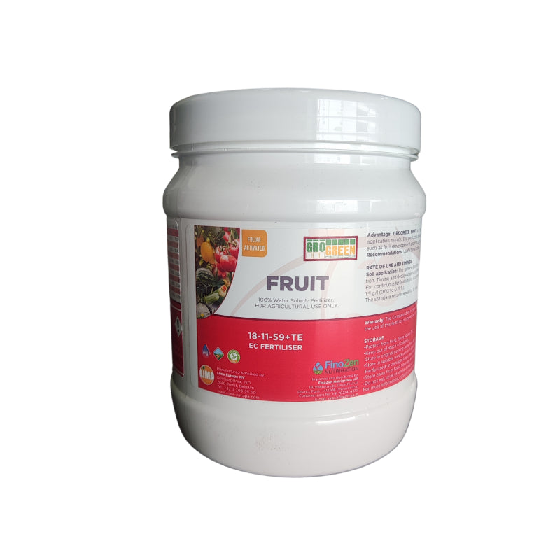 Gro Green Fruit 18-11-59+TE, Soluble Fertilizer, 1 kg