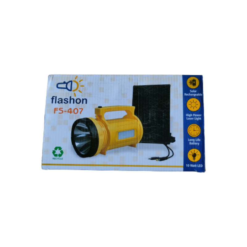 Agriown Flashon Solar Rechargeable LED Torch