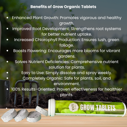 Grow Tablets - Humic Acid , Vitamins , Seaweed Extract