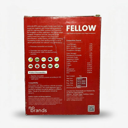 Fellow High Phosphorus Formula with Micronutrients , 1 kg – Back