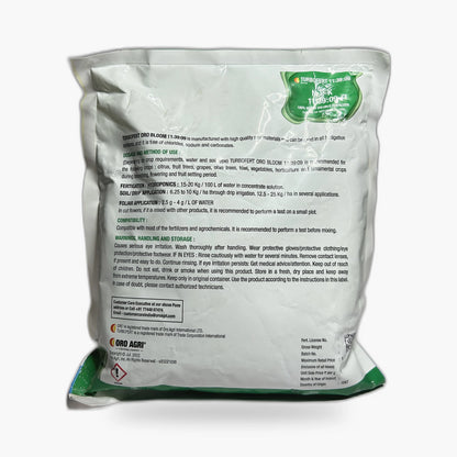 Turbofert Oro Bloom 11-39-9 Fertilizer – Back