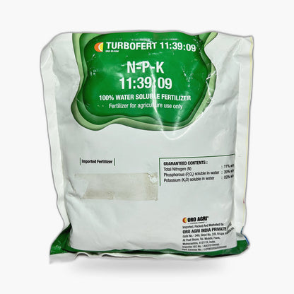 Turbofert Oro Bloom 11-39-9 Fertilizer – Front
