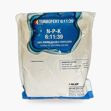 Turbofert Oro Fill 6-11-39 Fertilizer – Front