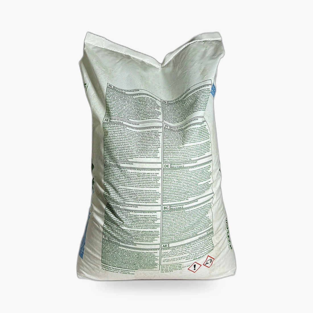 Van Iperen Calcium Nitrate Horticultural Grade 15.5 - 0 - 0 + 26.3(CaO), Water Soluble Fertilizer – Back