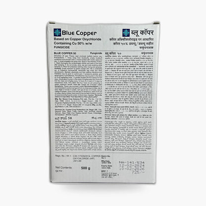 Blue Copper Fungicide – Back