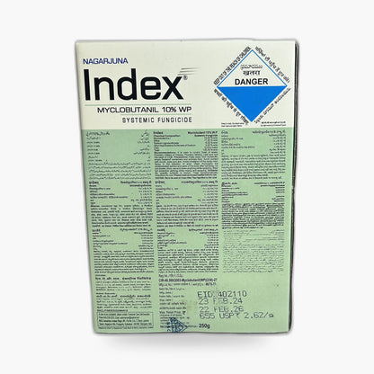 Index, Fungicide – Back