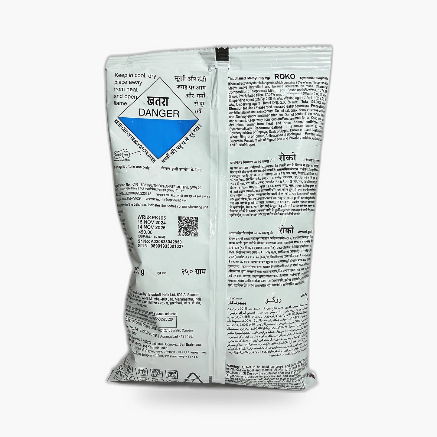 Roko Fungicide – Back