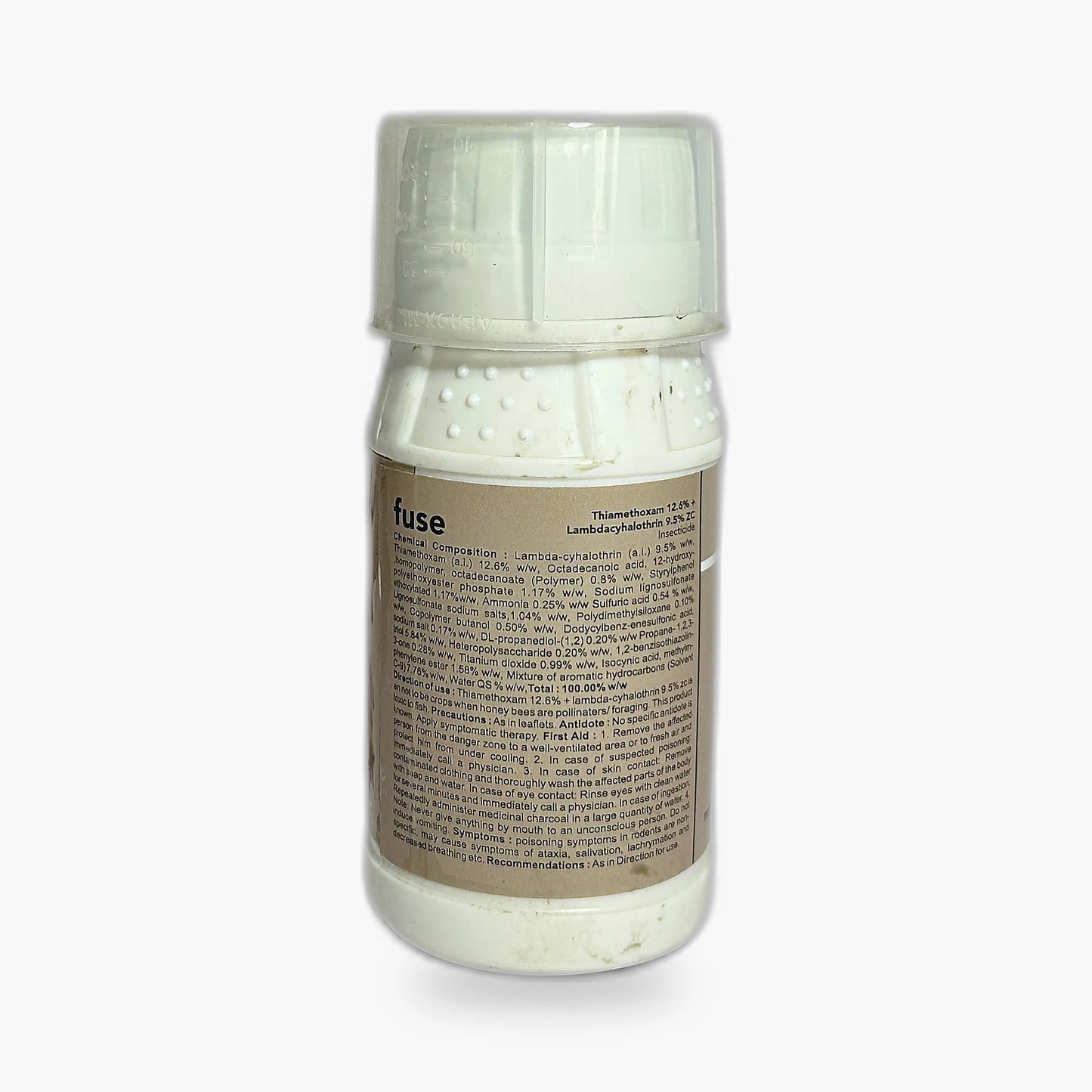 Fuse Insecticide thiamethoxam 12.6% and Lambda-cyhalothrin 9.5% ZC – Back