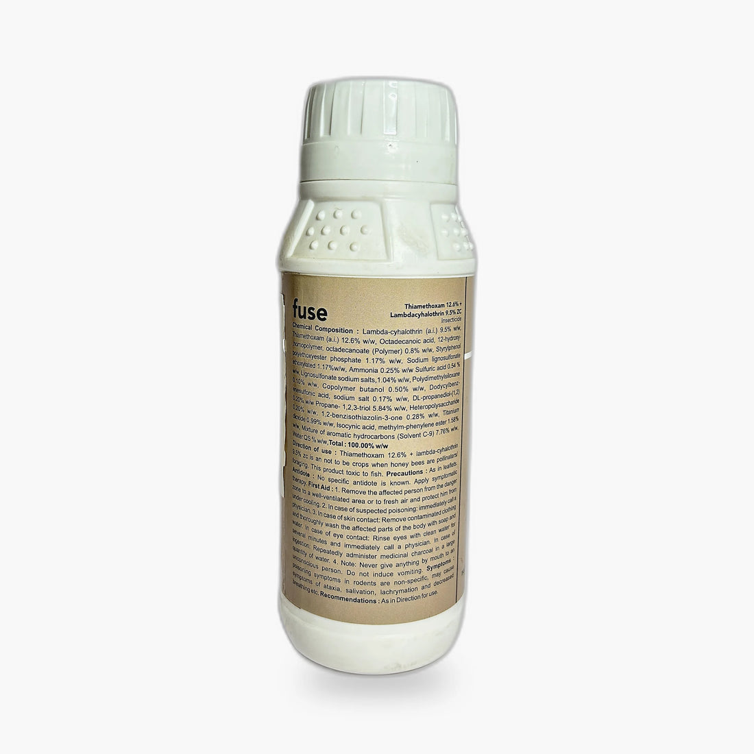 Fuse Insecticide thiamethoxam 12.6% and Lambda-cyhalothrin 9.5% ZC – Back