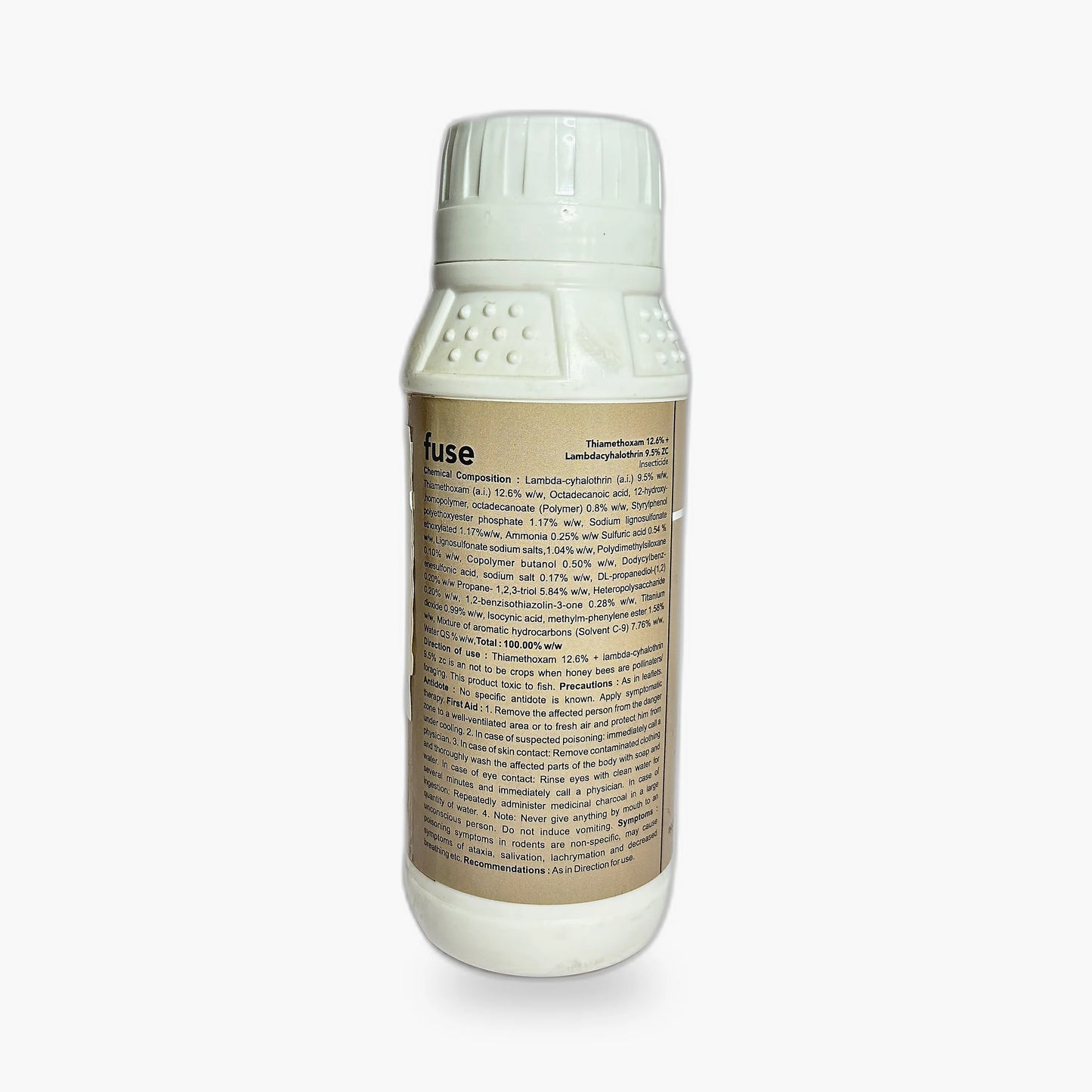 Fuse Insecticide thiamethoxam 12.6% and Lambda-cyhalothrin 9.5% ZC – Back
