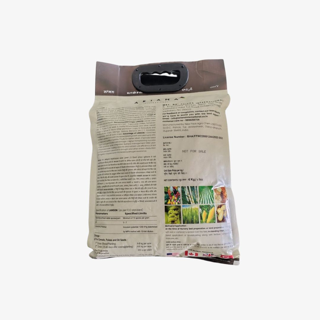 Lanson biofertilizer Arbuscular Mycorrhizal Fungi (AMF).