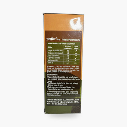 Aries Agromin Gold Micronutrient – Back
