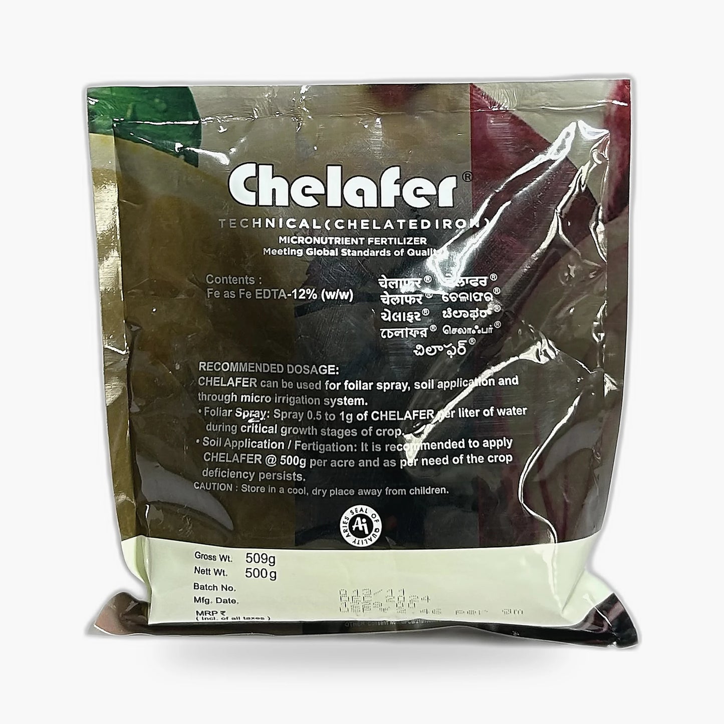 Aries Chelafer, Micronutrient – Back