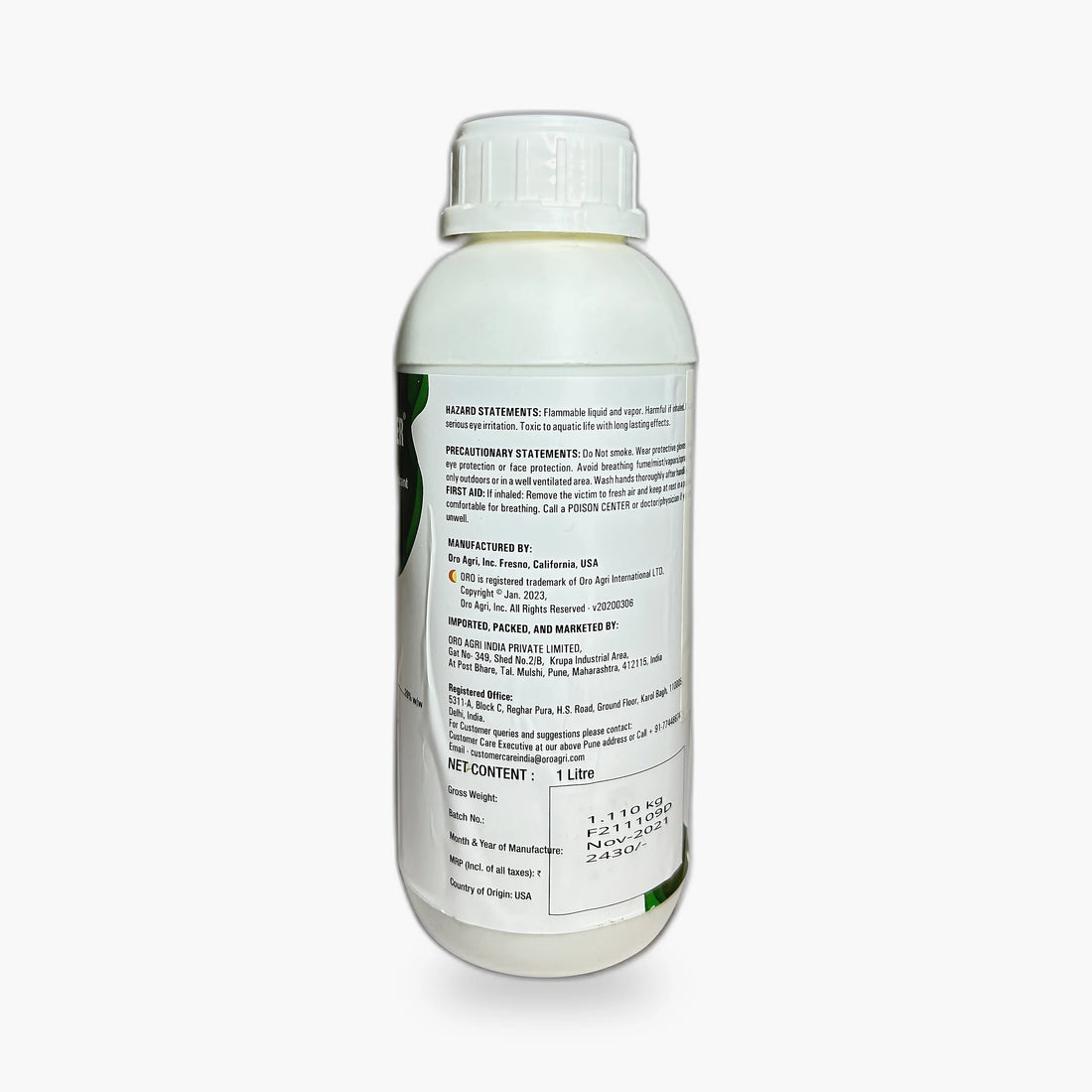 Transformer Nutrient – Back