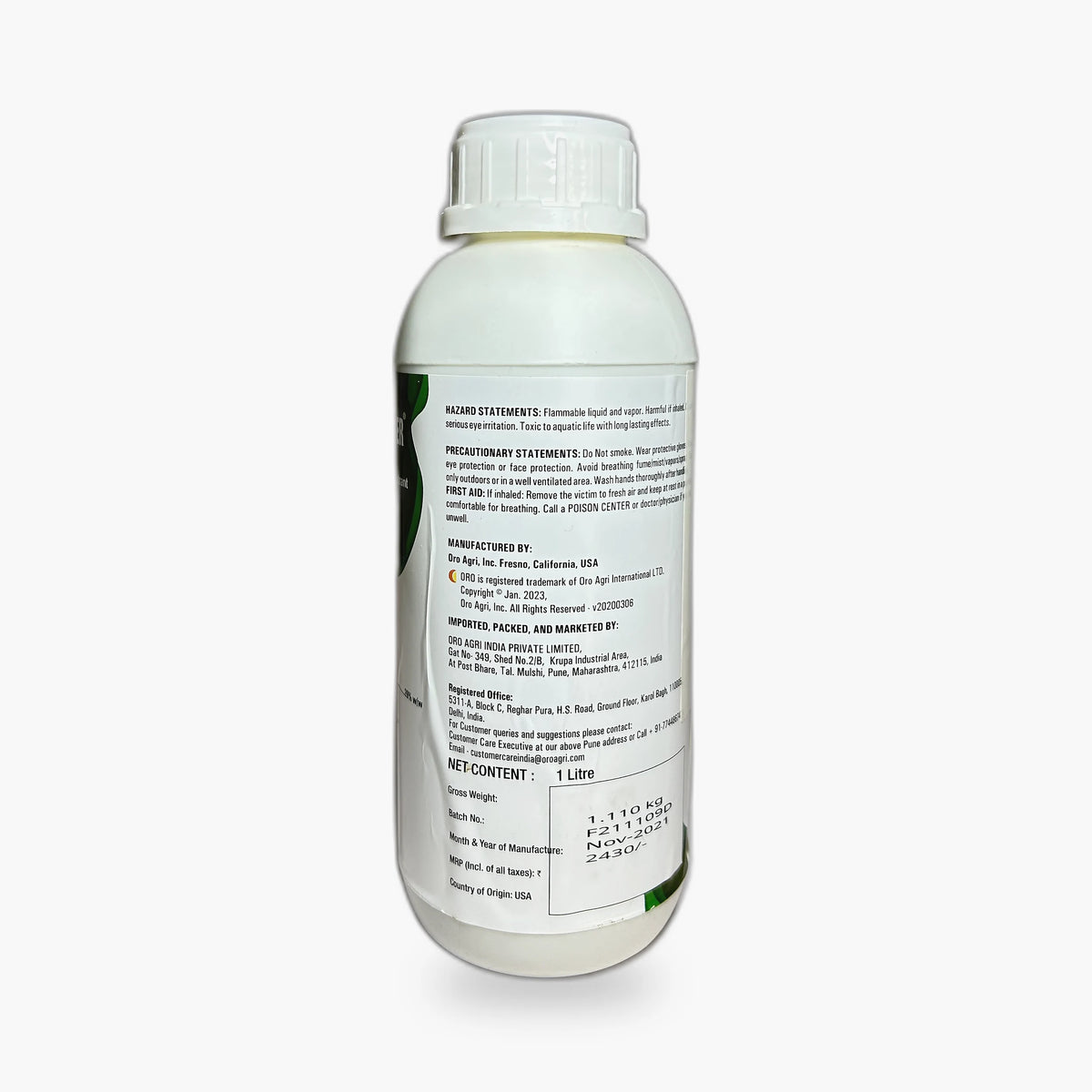 Transformer Nutrient – Back