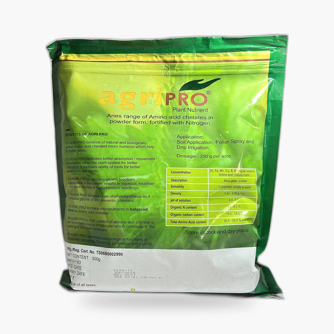 Aries Agripro Micronutrient – Back