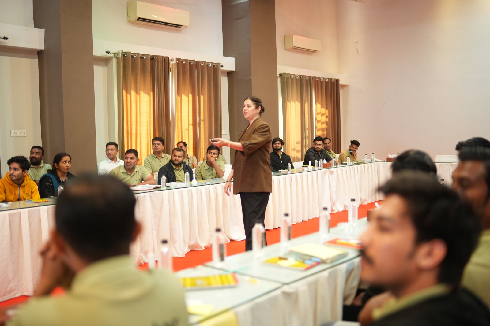 farmkart team attending a leadership training workshop