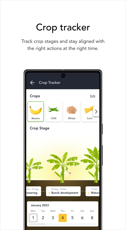 Crop tracker